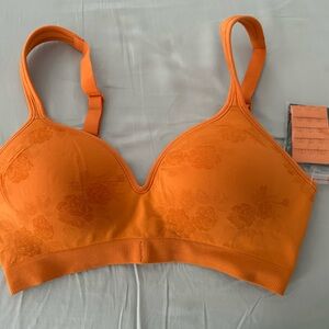 Seamless UnderoutfitOrange Floral Bra